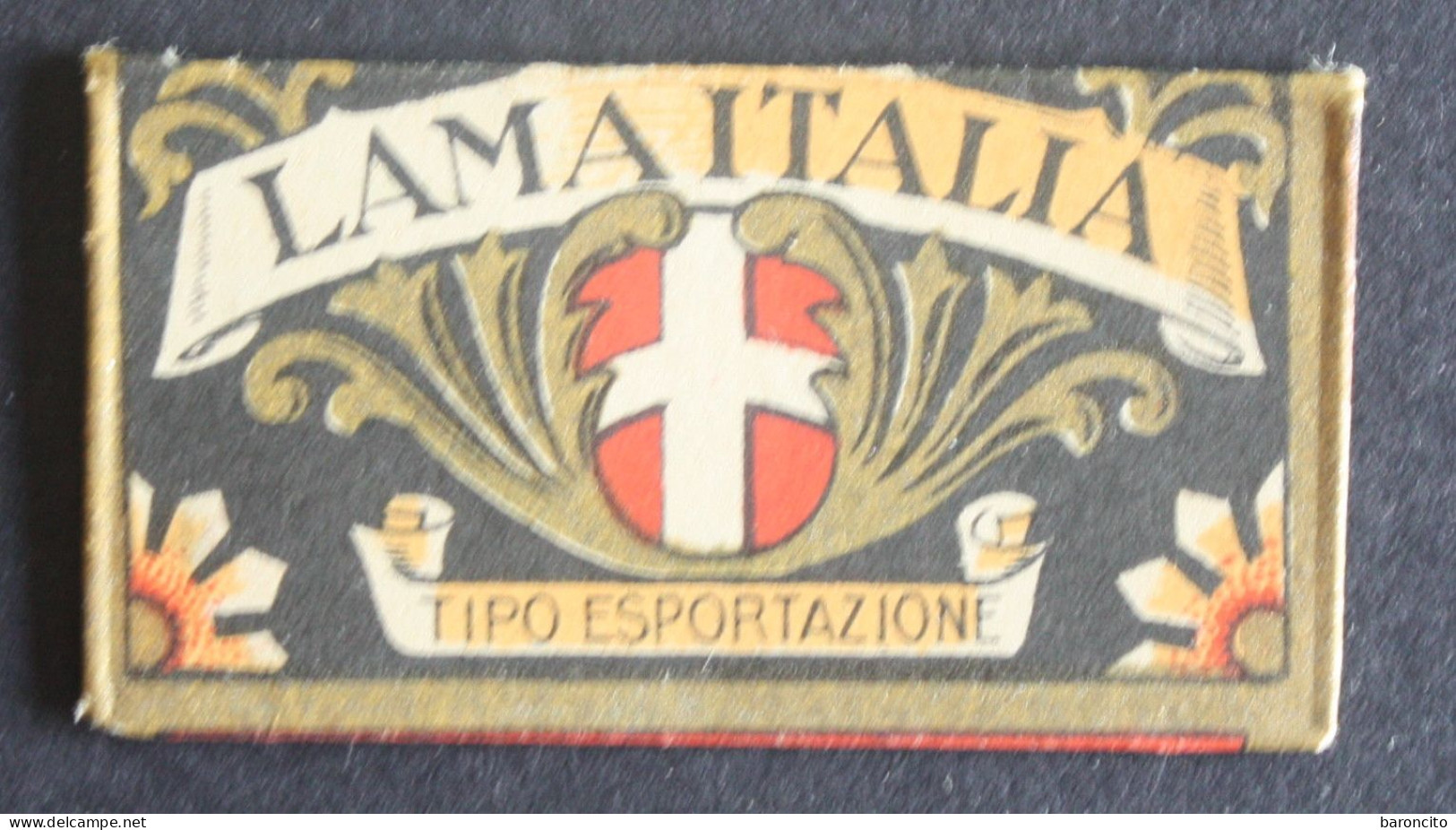 LAMETTA BARBA BLADE SHAVE LAMA ITALIA, TIPO ESPORTAZIONE, INDUSTRIA TORINESE - Lames De Rasoir