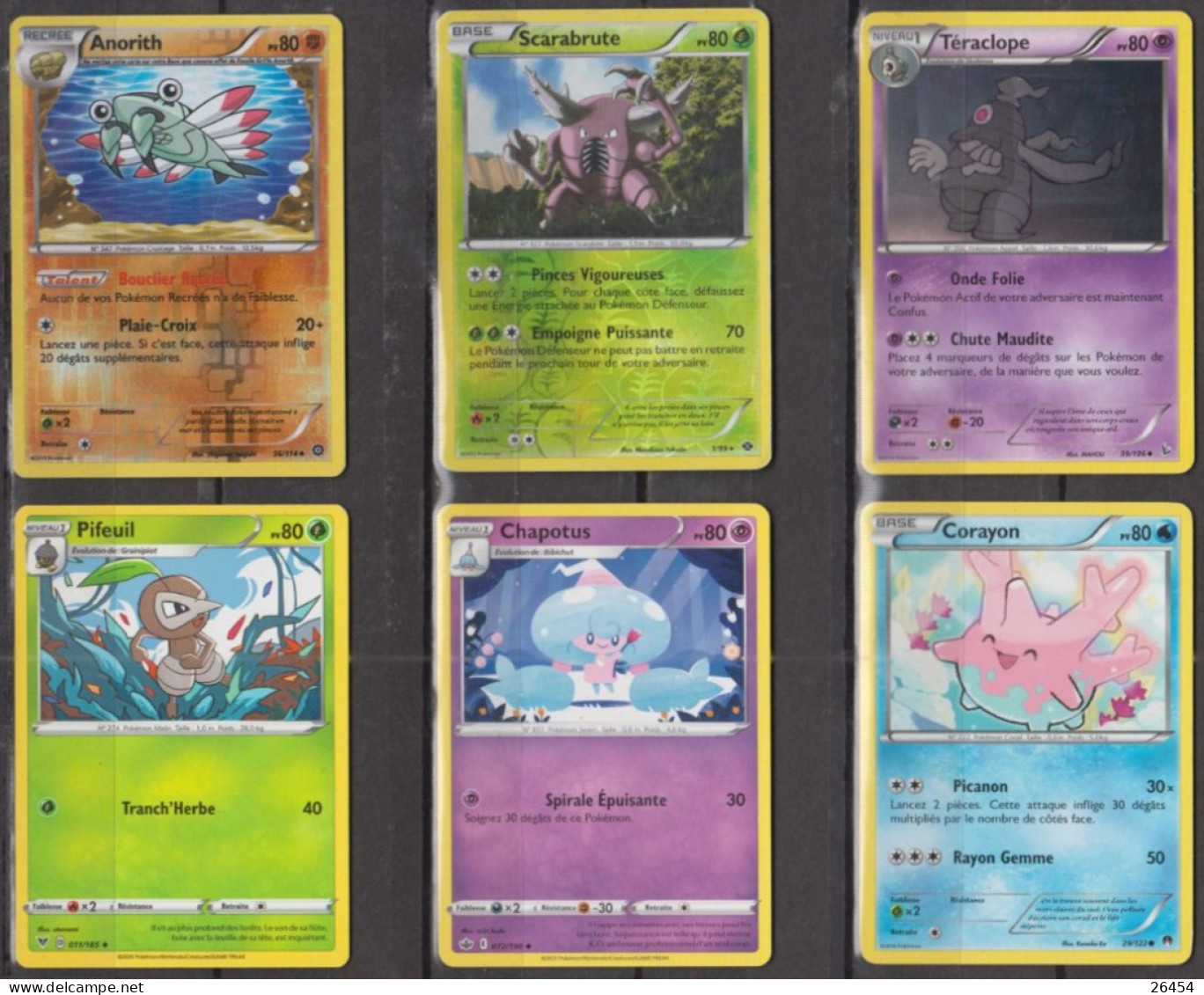 Lot De 30 Cartes POKEMON   PV 80 Différentes  Comme Neuves   Très Propres - Lots & Collections