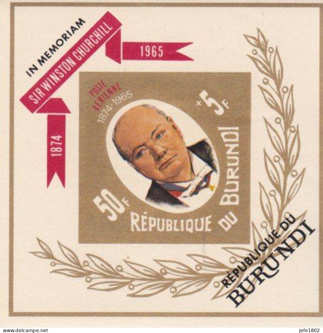 Churchill - Ongetand - Non Dentelé - Imperforated - BL18A - Blocks & Kleinbögen