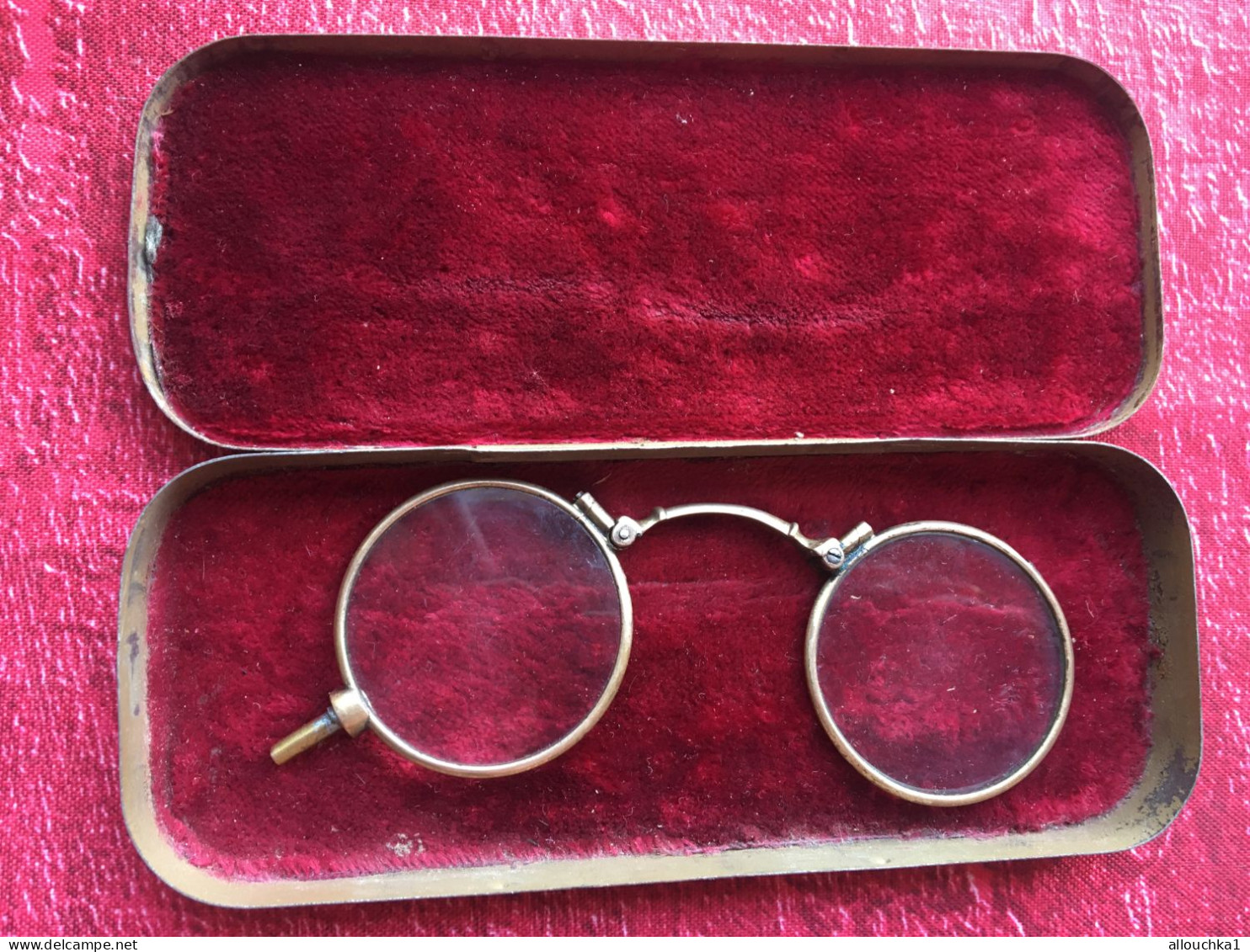 France Lunettes De Vision Opéra Théâtre Vintage-lorgnon-lorgnettes-binocle-Binocles Lunette à Ressort Sur Les Cotés Plia - Brillen