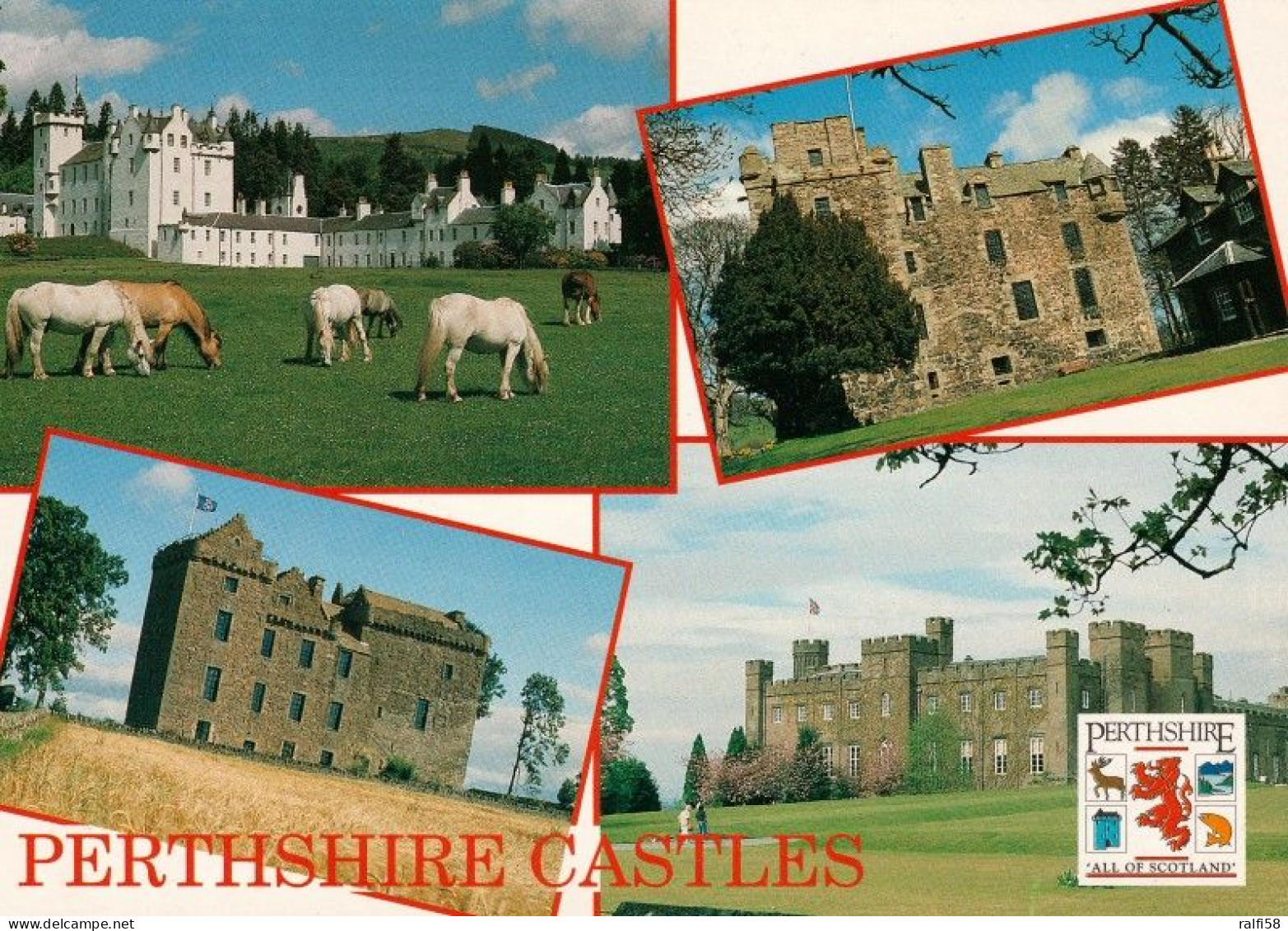 1 AK Schottland * Perthshire Castles Blair Castle - Elcho Castle - Huntingtower Castle - Scone Palace * - Perthshire