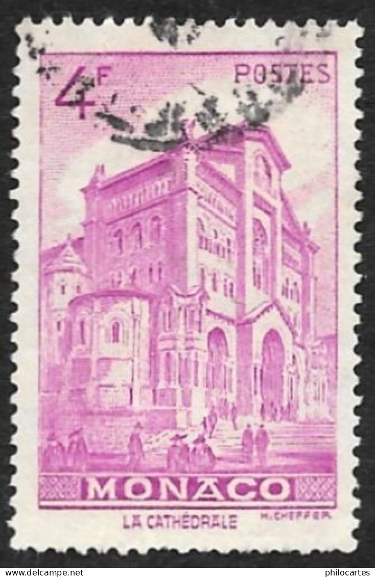 MONACO  1946  - YT  278 -  Cathédrale - Oblitéré - Used Stamps