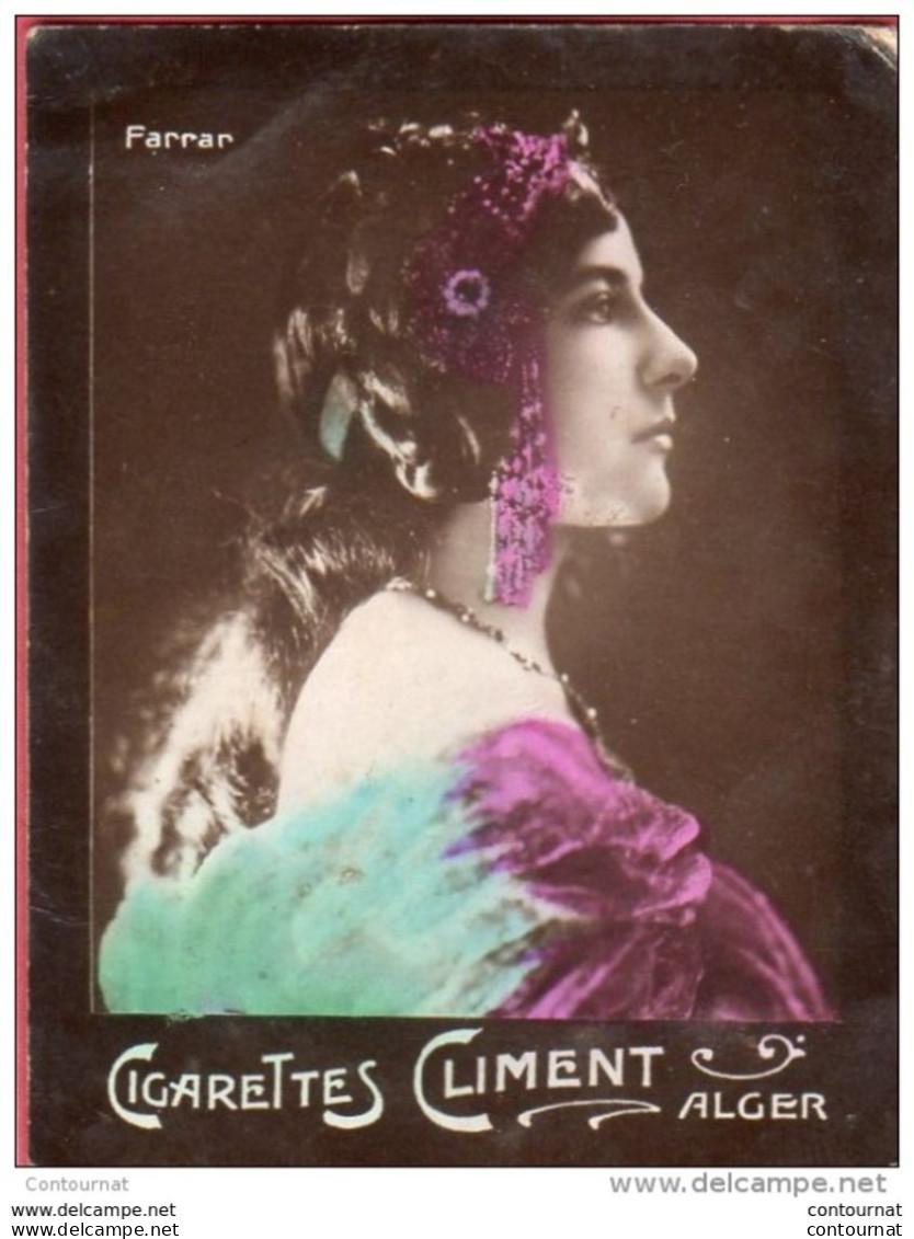 Image Vignette Cigarettes CLIMENT ALGER - FARRAR  Tirage De La Marque Etoile - Climent