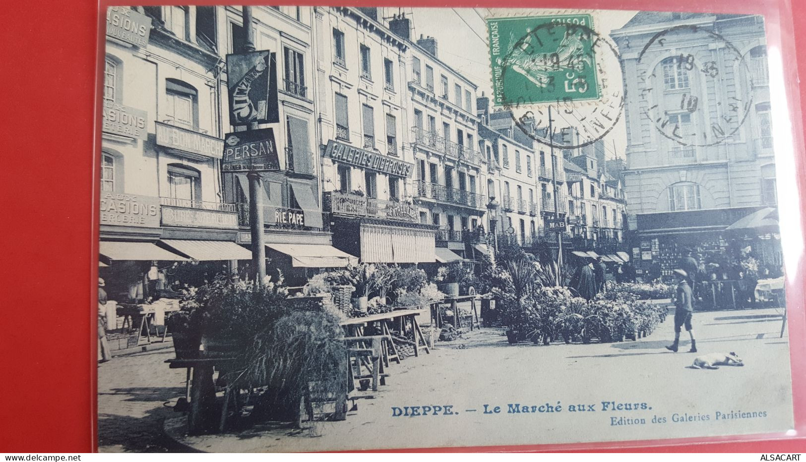 Dieppe , Le Marché Aux Fleurs - Dieppe