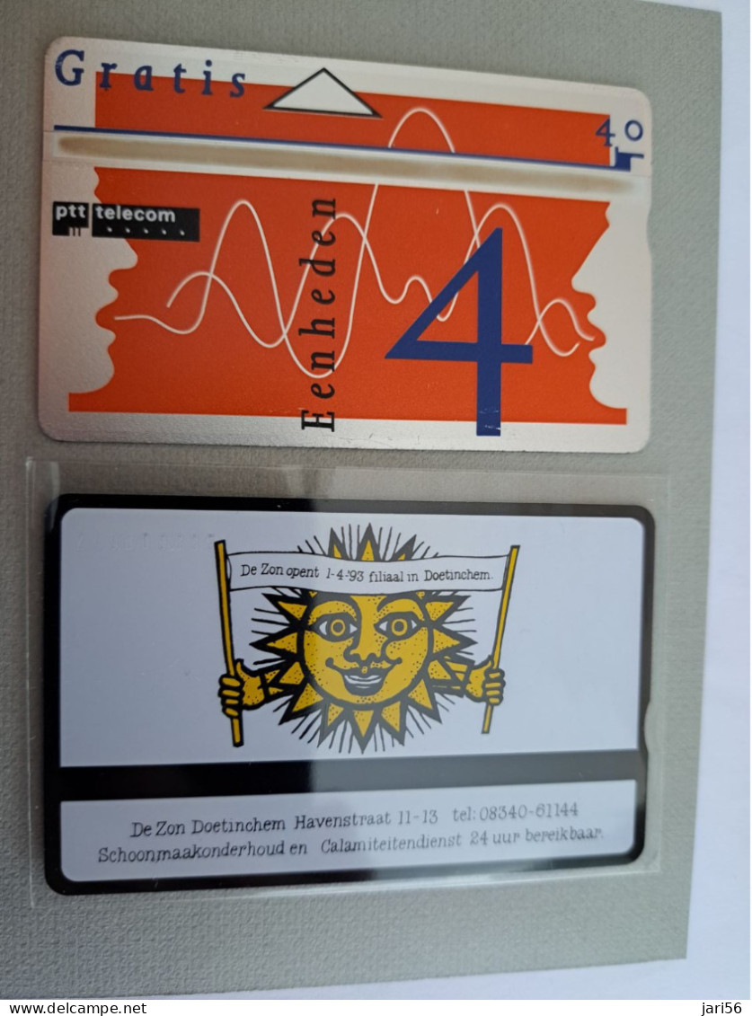 NETHERLANDS  4 UNITS /  DE ZON DOETINCHEM / THE SUN   / RCZ 531   MINT  ** 14211** - [3] Sim Cards, Prepaid & Refills