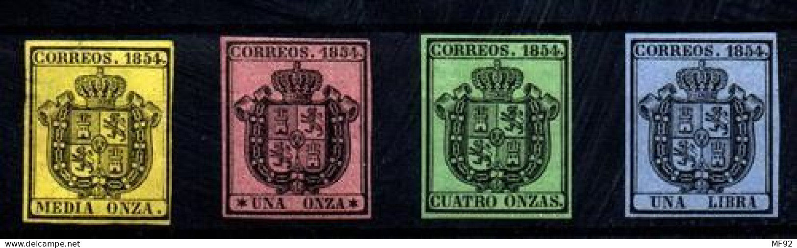 España Nº 28/31 Año 1854 - Nuevos