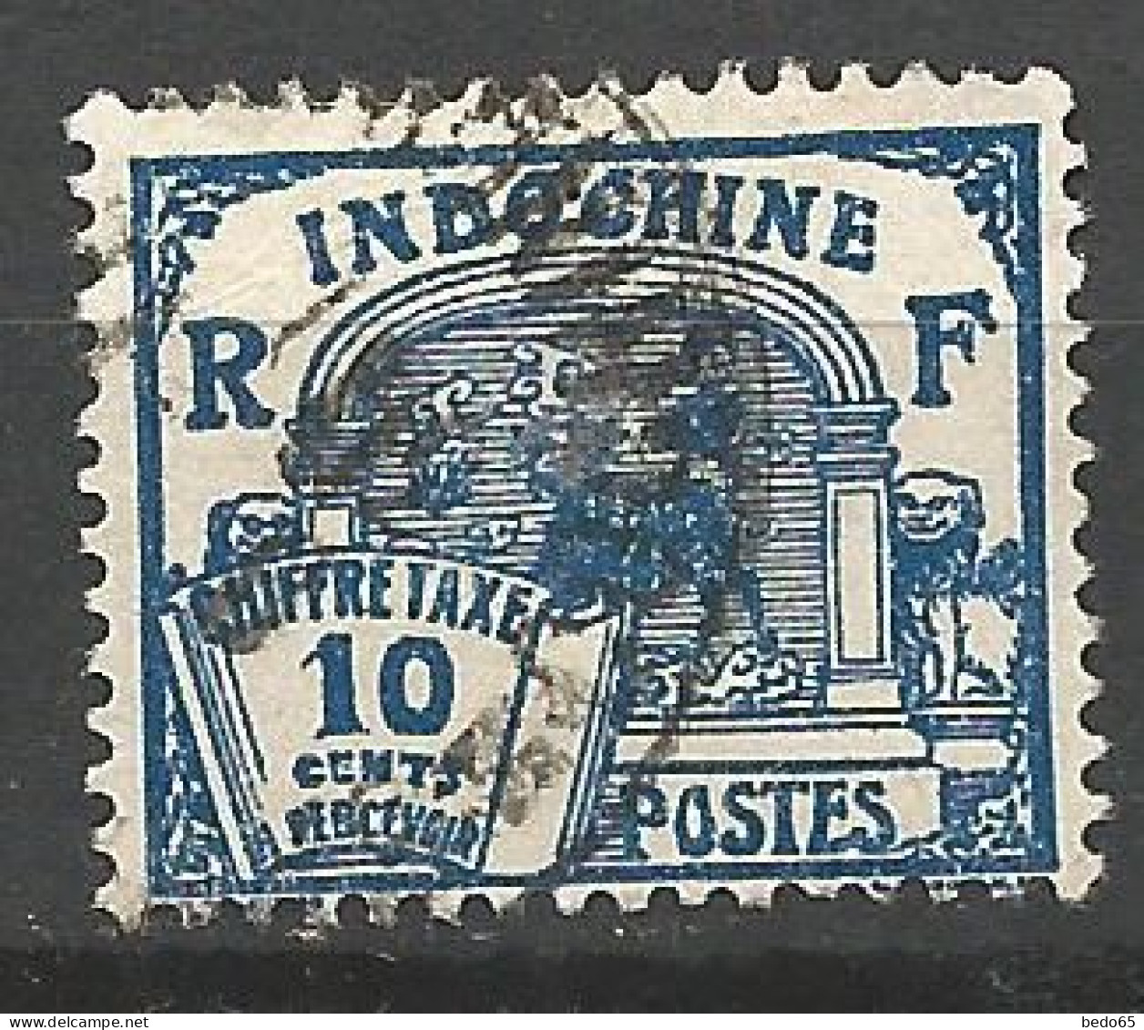 INDOCHINE TAXE N° 52 / Used - Strafport