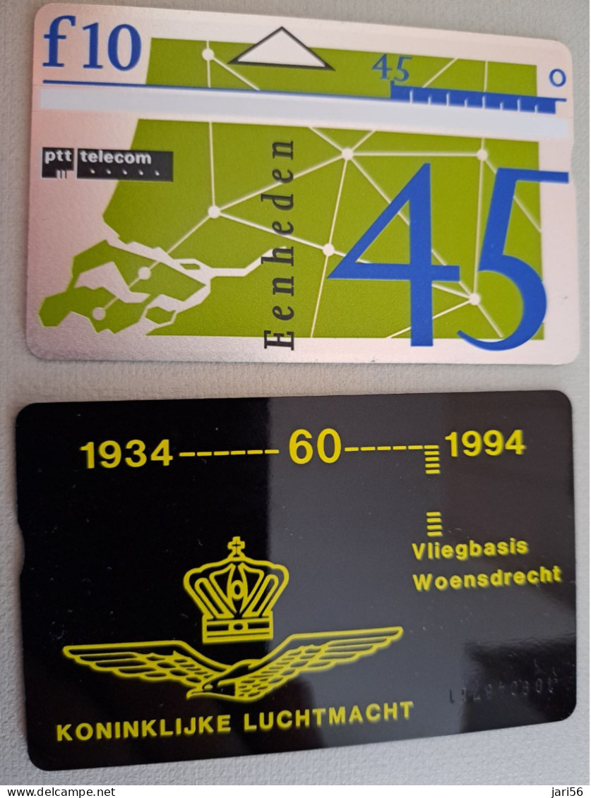 NETHERLANDS  45  UNITS / 60 JAAR VLIEGBASIS WOENSDRECHT /   / RDZ 217 /  RR/  MINT  ** 14214** - GSM-Kaarten, Bijvulling & Vooraf Betaalde