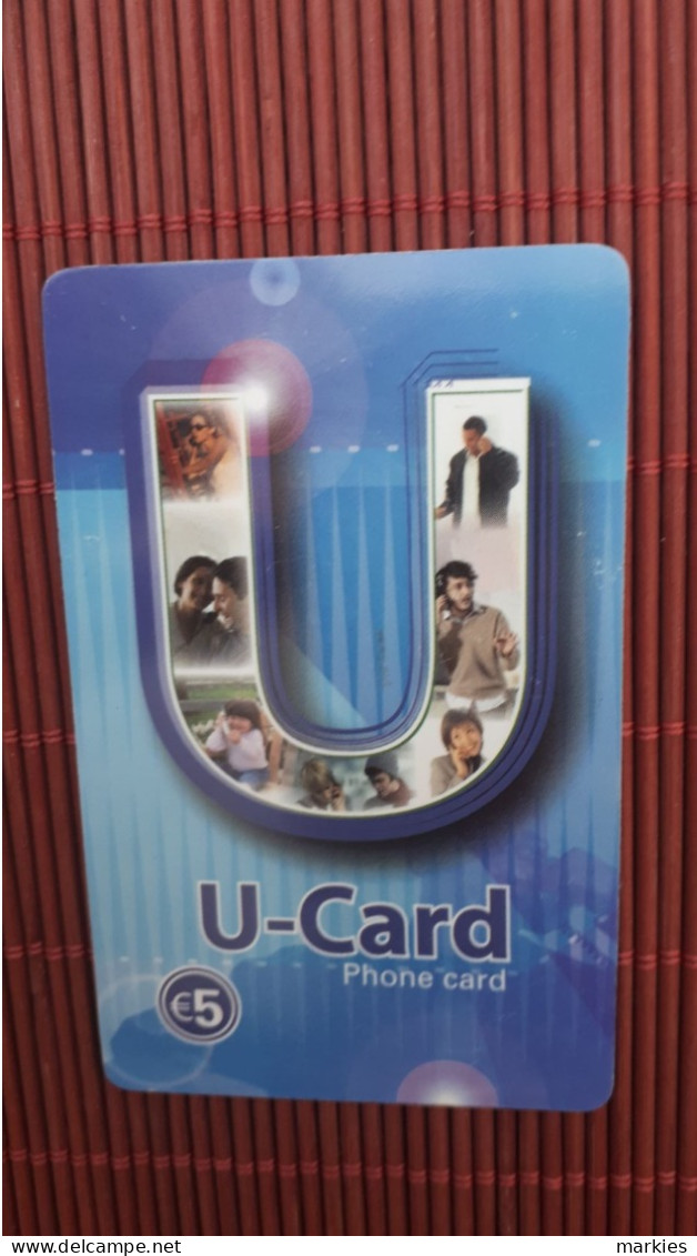 U -Card Belgium Prepaidcard Used  Rare - Cartes GSM, Recharges & Prépayées