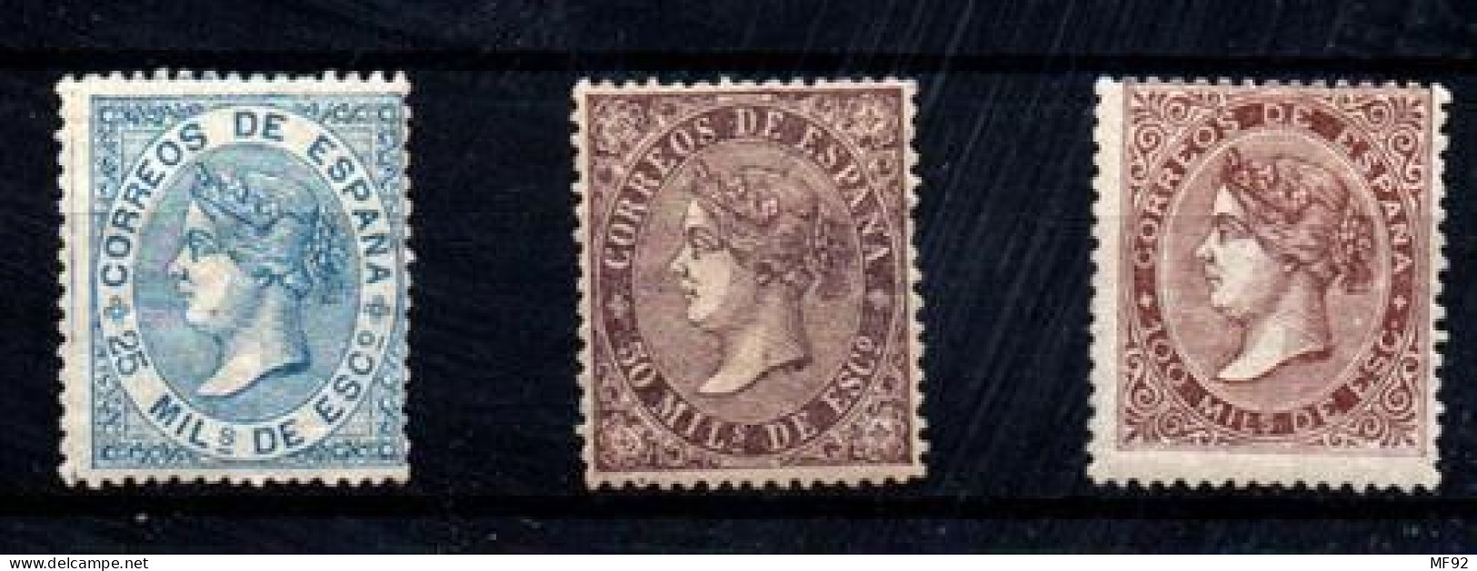España Nº 97/9. Año 1868 - Ungebraucht
