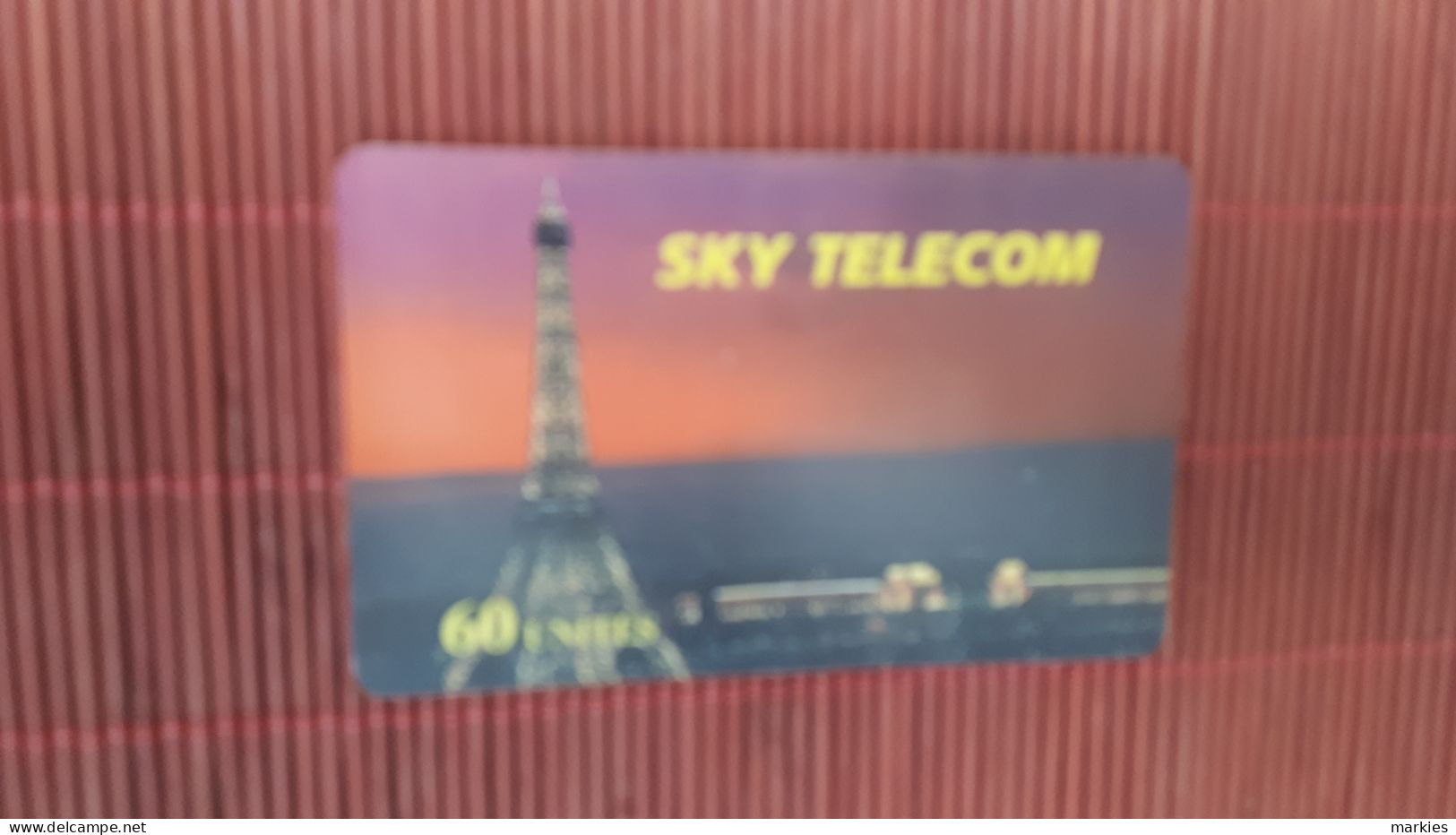 Sky Telecom  Prepaidcard  60 Units  2 Photos - Nachladekarten (Handy/SIM)