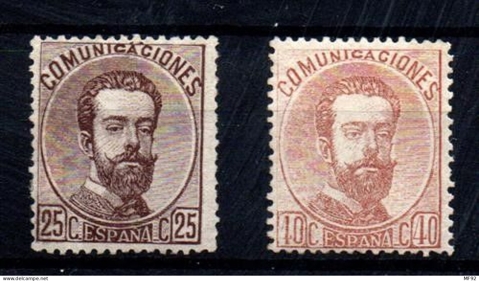 España Nº 124/5. Año 1872 - Ungebraucht