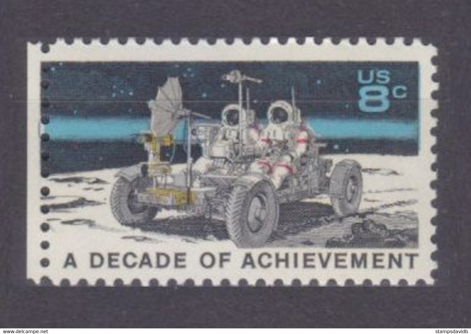 1974 United States USA 1047 Astronauts On A Moon Rover - United States