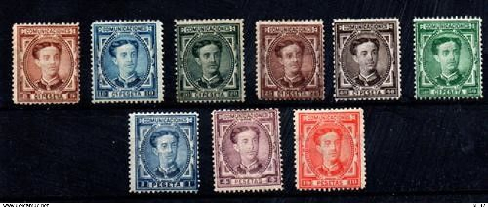 España Nº 174/82. Año 1876 - Unused Stamps