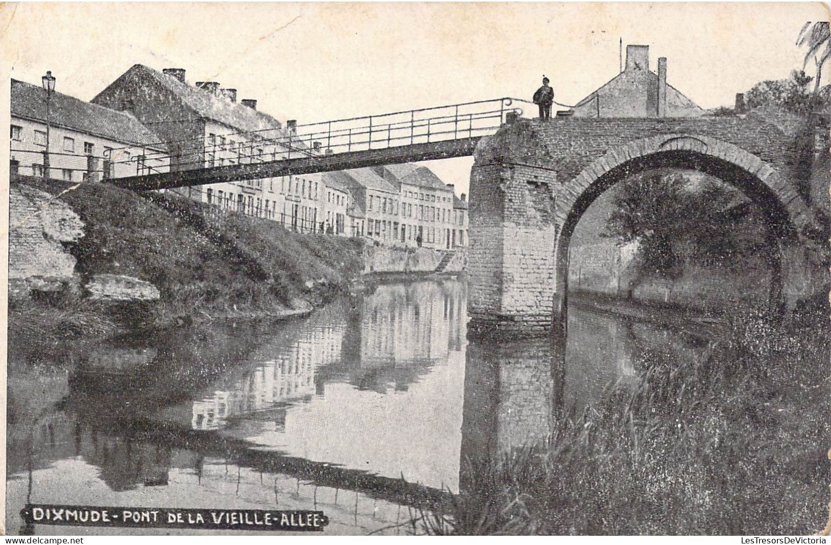 BELGIQUE - Dixmude - Pont De La Vieille Allée - Carte Postale Ancienne - Diksmuide