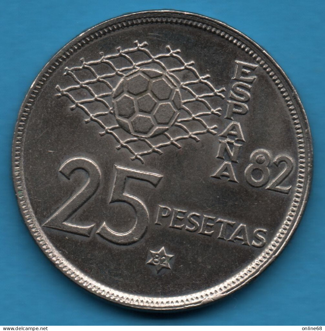 ESPANA 25 PESETAS 1980 (82) KM# 818 FOOTBALL España 82 - 20 Peseta