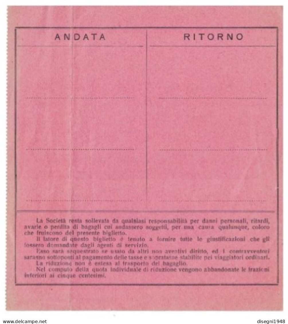 12241 "LARIANA - BIGLIETTO DI VIAGGIO SU BATTELLO, TRATTA COMO - LECCO / A/R - 1933 N° 6902 " BIGL. DI TRASP. ORIG. - Europe