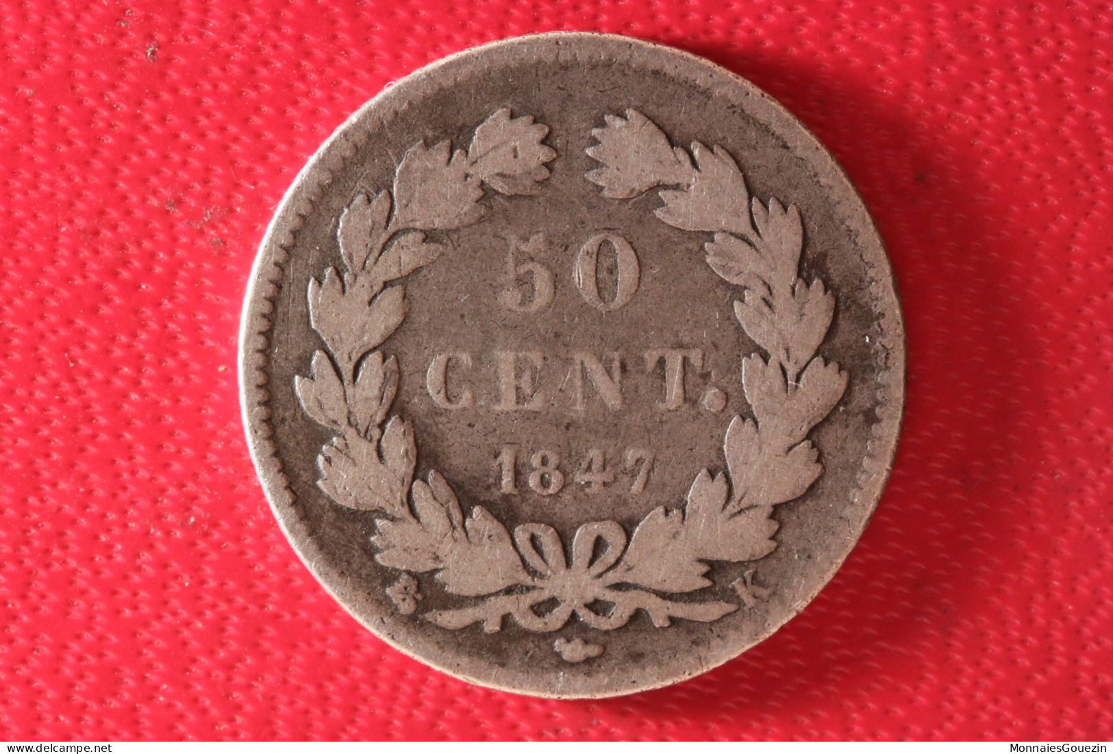 France - 50 Centimes 1847 K Bordeaux Louis Philippe 9876 - 50 Centimes