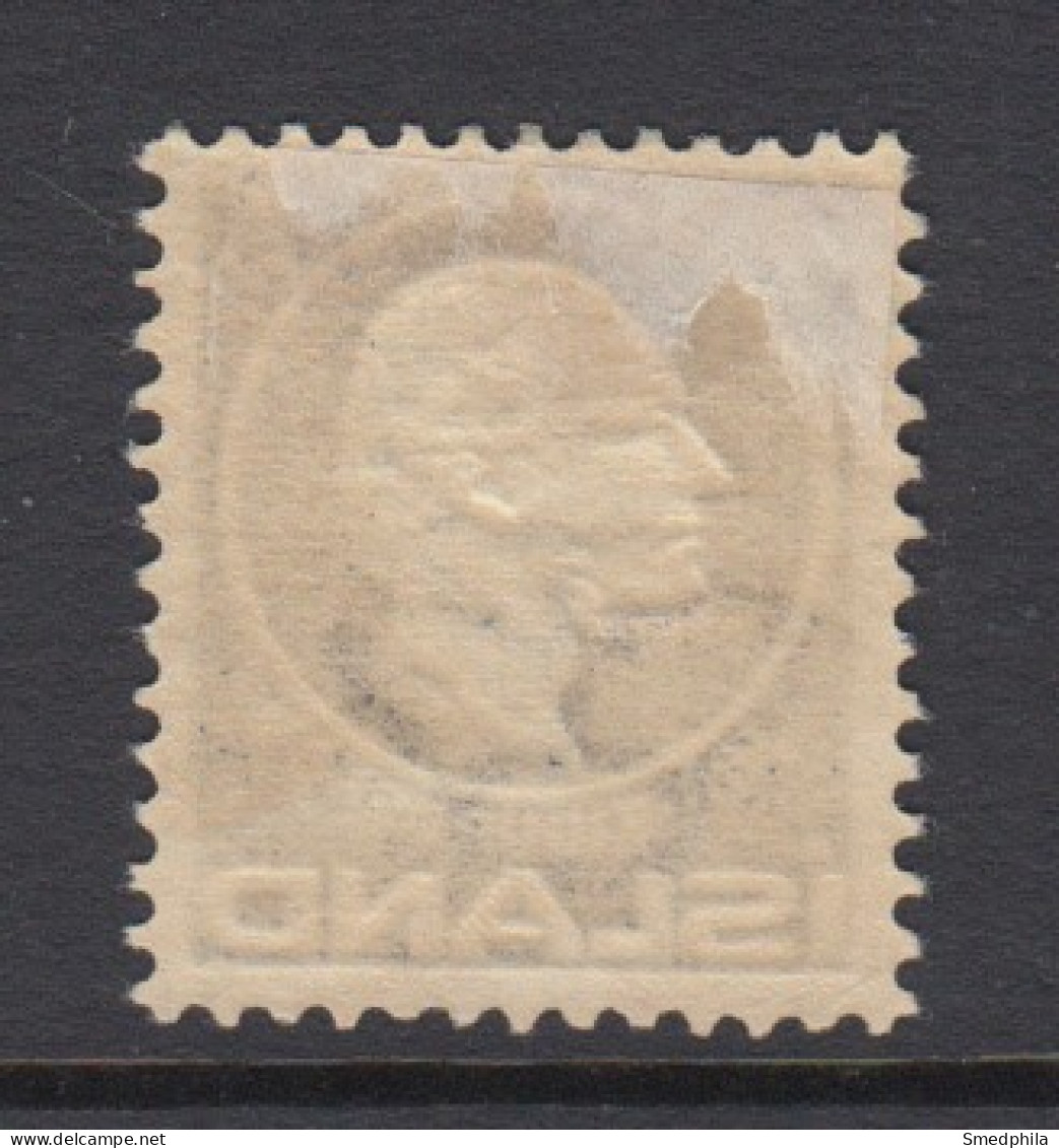 Iceland 1911 - Michel 65 Mint Hinged * Spot In The S - Neufs