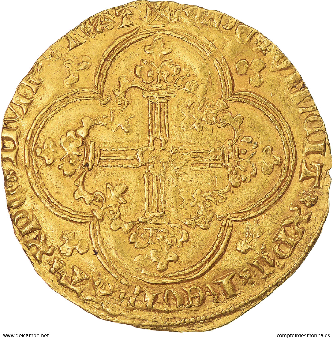Monnaie, France, Jean II Le Bon, Franc à Cheval, 1350-1364, TTB, Or - 1350-1364 Jean II Le Bon