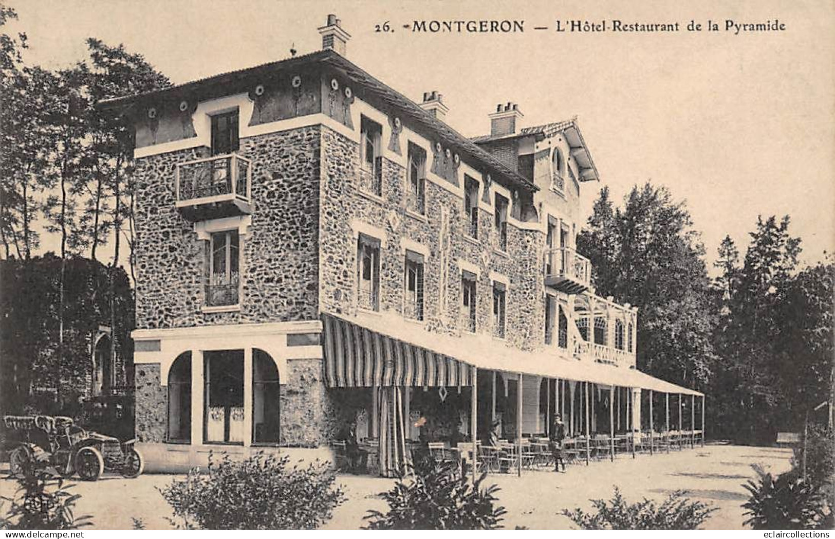 Montgeron         91         Hôtel  Restaurant De La Pyramide   N° 26          (voir Scan) - Montgeron