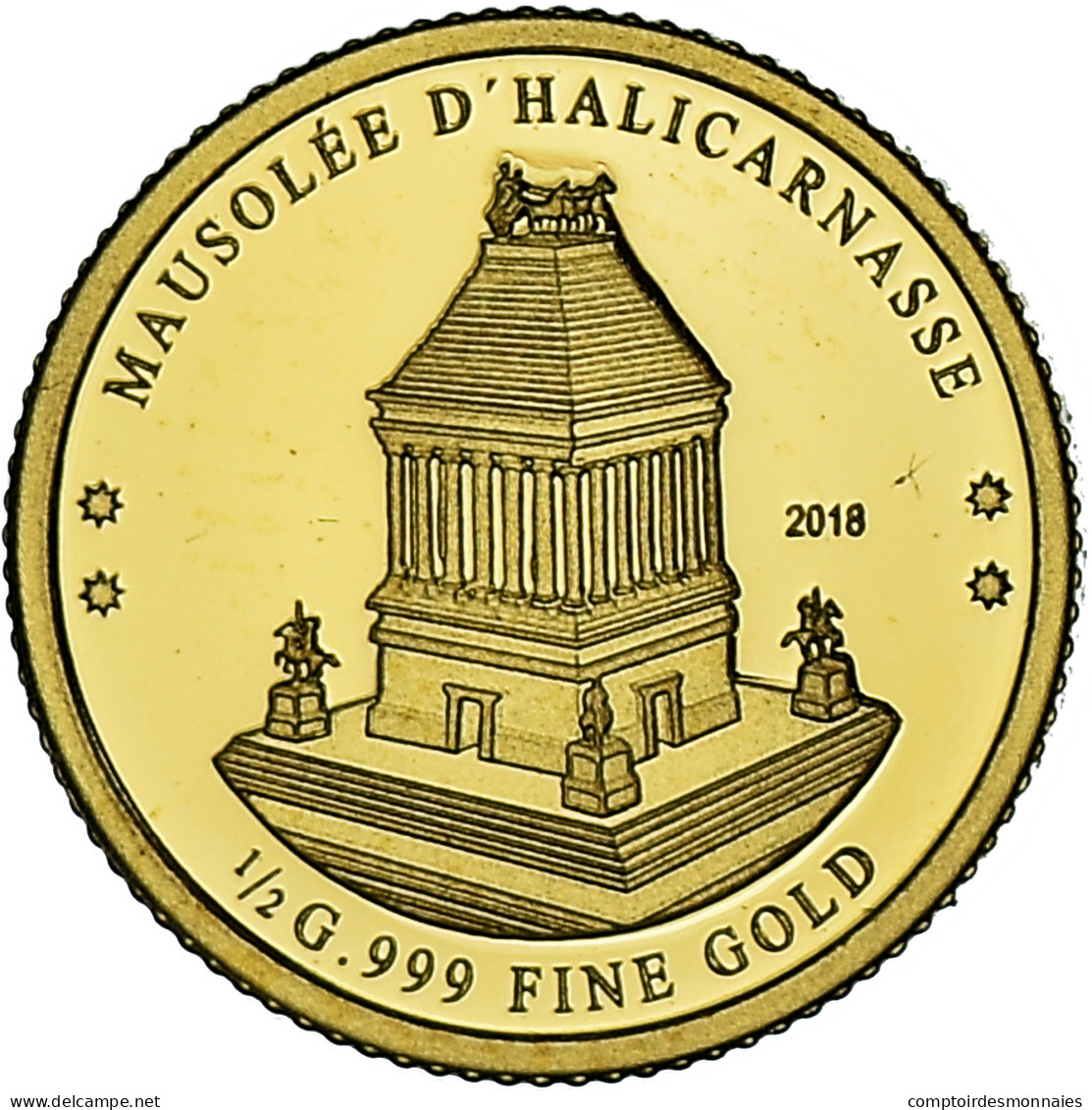 Monnaie, Côte D'Ivoire, Le Mausolée D'Halicarnasse, 100 Francs CFA, 2018, FDC - Ivory Coast