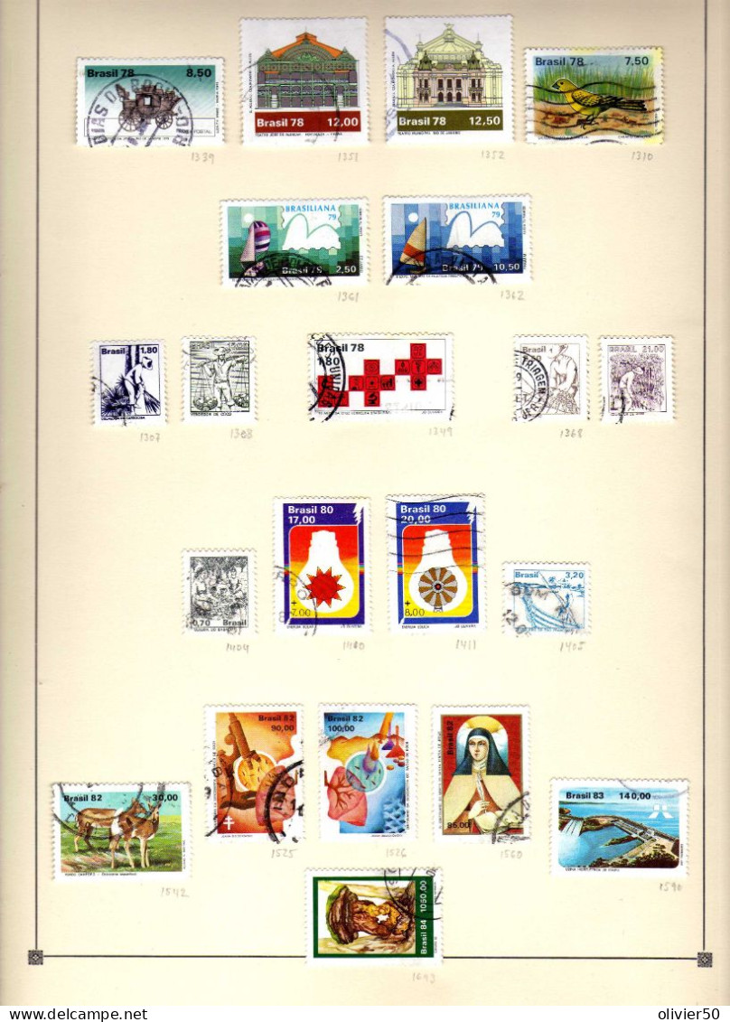 Bresil (1978-84) -  Activites - Evenements -Obliteres - Used Stamps