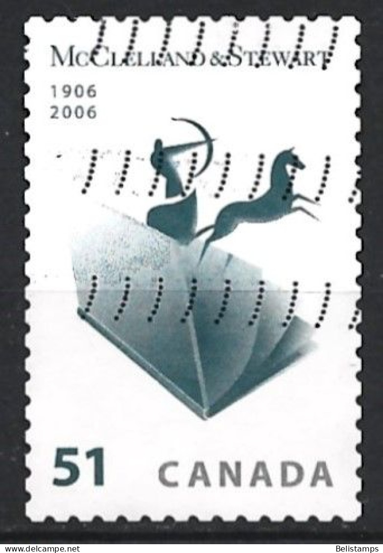 Canada 2006. Scott #2151 (U) McClelland & Stewart Publishing House, Cent.  *Complete Issue* - Oblitérés