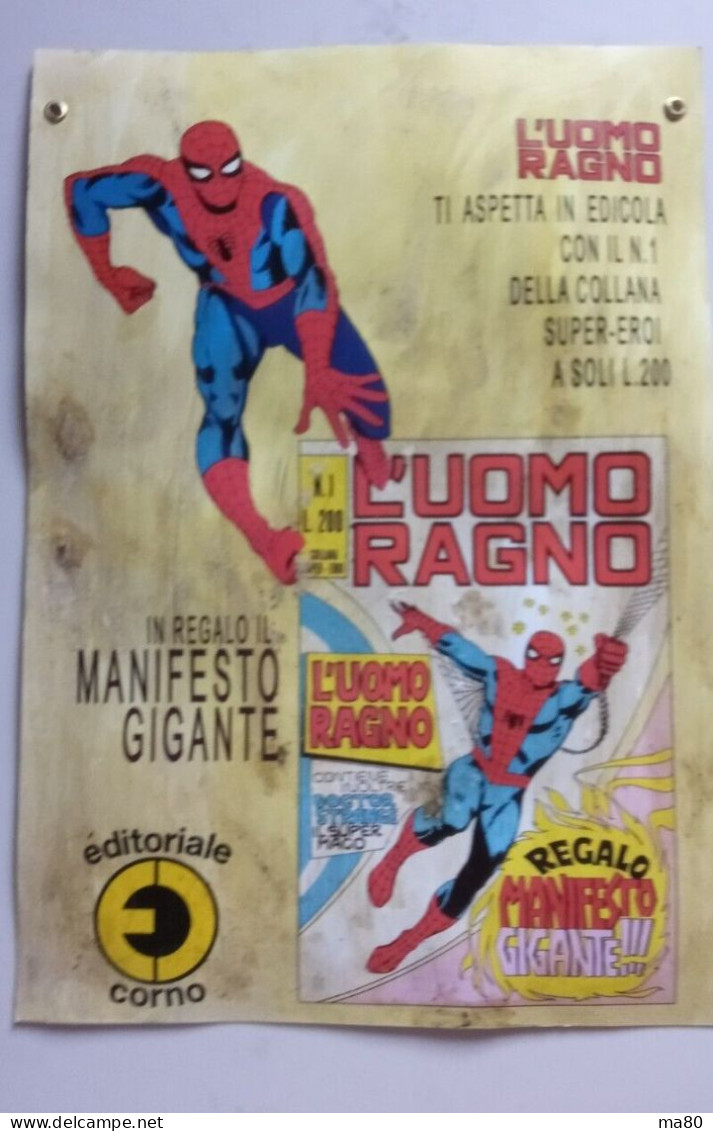 1 POSTER A SCELTA: Uomo Ragno Capitan America Thor Hulk Difensori X Men Fantastici 4 Devil Gadget Recenti Stile Anni 70 - Spider-Man