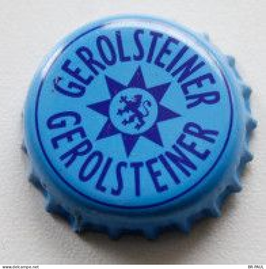ALLEMAGNE / CAPSULE EAU MINERALE GEROLSTEINER FOND BLEU - Soda
