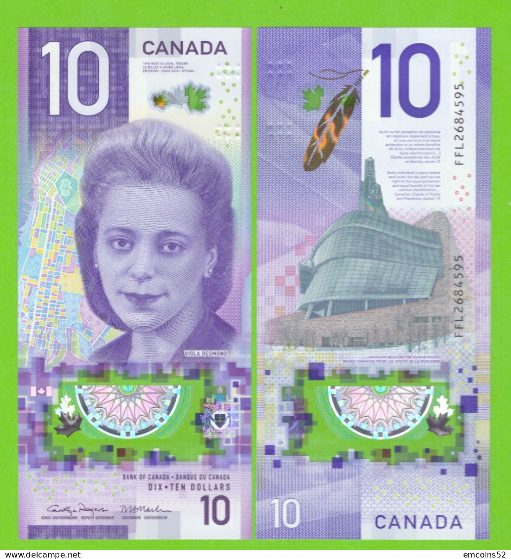 CANADA 10 DOLLARS 2018/2022  P-113c  UNC - Kanada