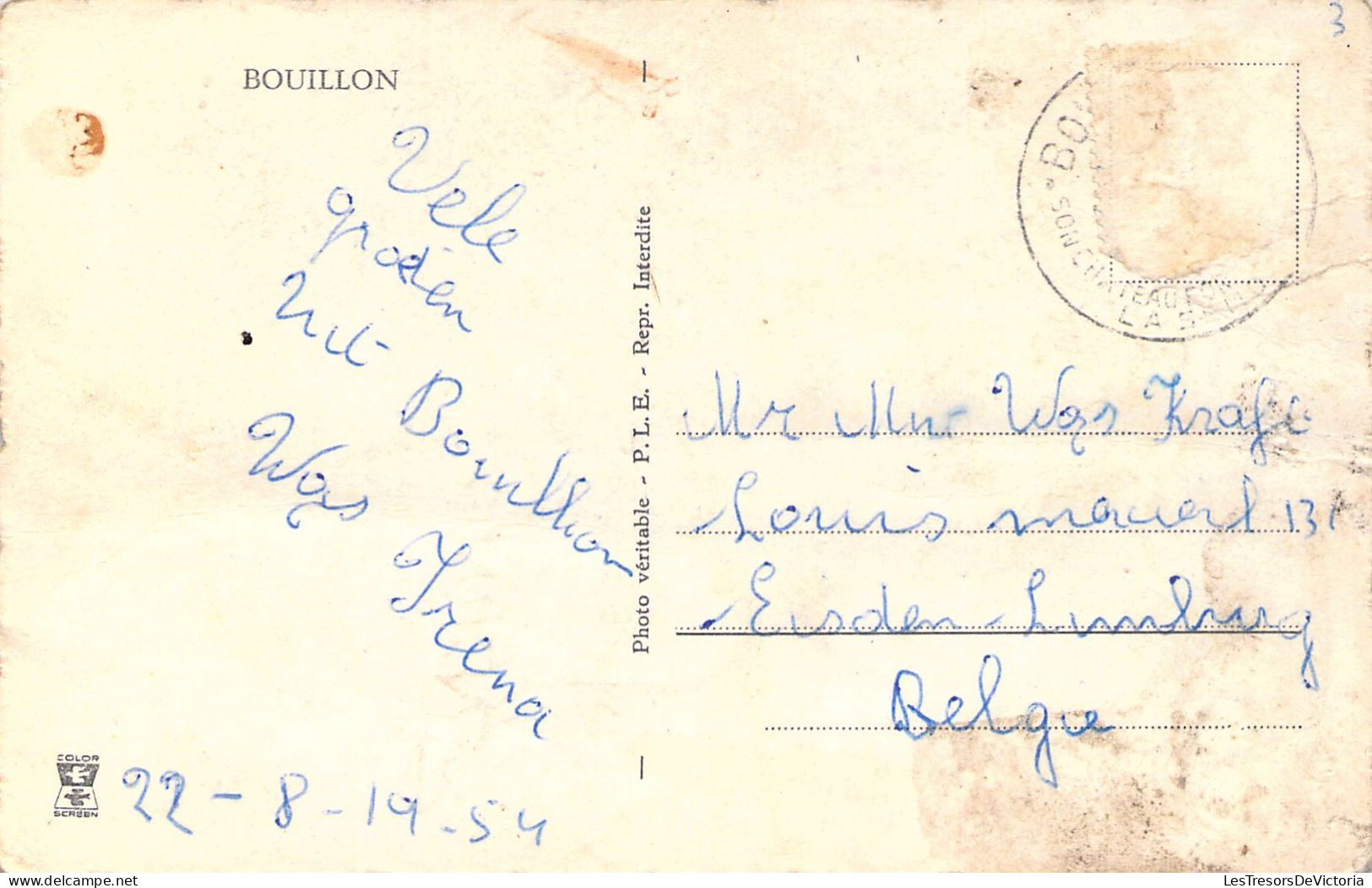 BELGIQUE - BOUILLON - Souvenir De Bouillon - Multi Vues - Carte Postale Ancienne - Bouillon