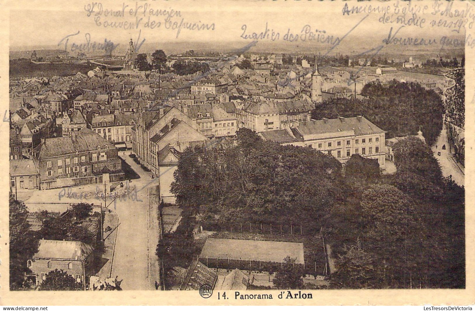 BELGIQUE - ARLON - Panorama D'Arlon - Carte Postale Ancienne - Aarlen