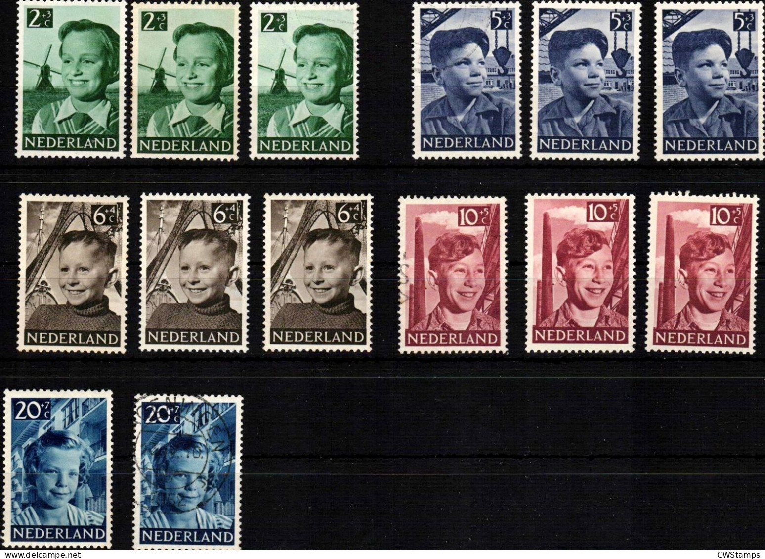 Nederland 1951  NVPH 573/77  Used And Unused  St Rest  Reste Charniere SALE   See Scan Plse - Otros & Sin Clasificación