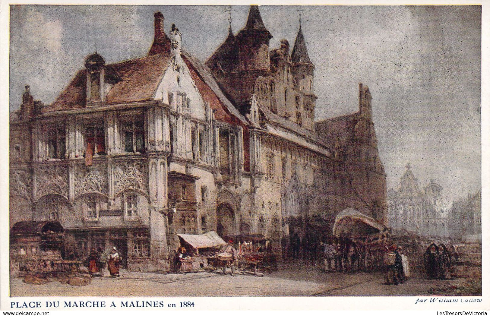 BELGIQUE - MALINES - Place Du Marché - Carte Postale Ancienne - Malines