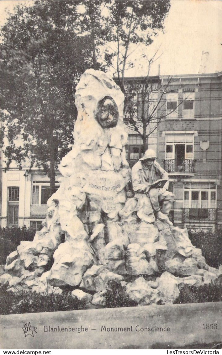 BELGIQUE - BLANKENBERGHE - Monument Conscience - Carte Postale Ancienne - Blankenberge