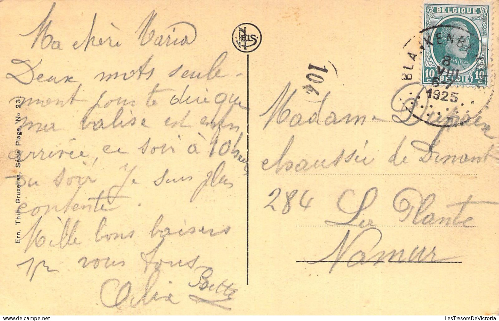 BELGIQUE - BLANKENBERGHE - Enfants Au Bain - Carte Postale Ancienne - Blankenberge