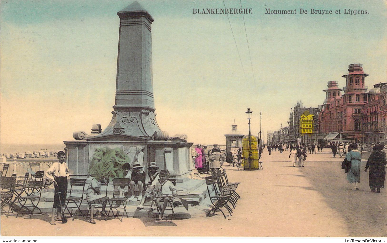 BELGIQUE - BLANKENBERGHE - Monument De Bruyne Et Lippens - Carte Postale Ancienne - Blankenberge