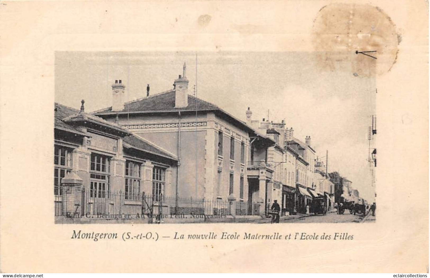 Montgeron          91            Nouvelle école Maternelle Et école De Filles            (voir Scan) - Montgeron