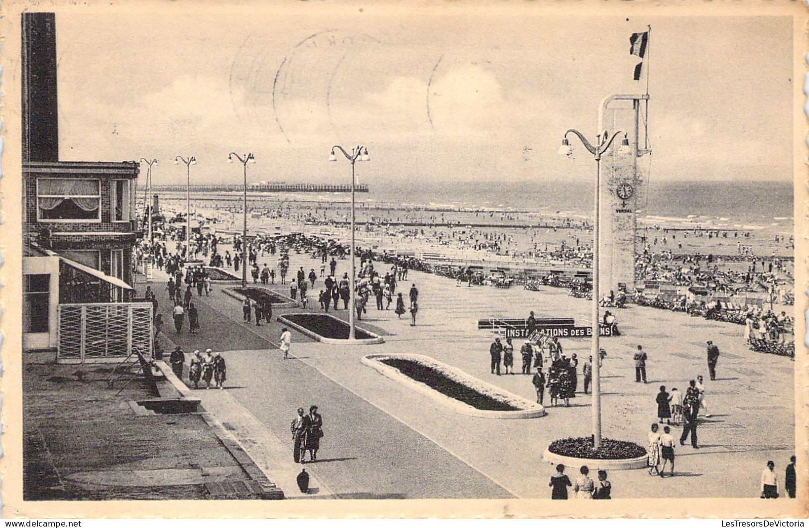 BELGIQUE - BLANKENBERGHE - La Digue - Carte Postale Ancienne - Blankenberge