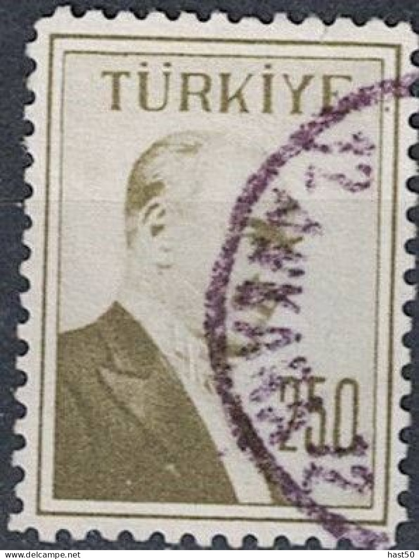 Türkei Turkey Turquie - Atatürk (MiNr: 1592) 1958 - Gest Used Obl - Usati