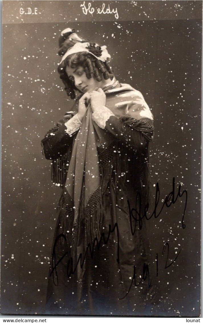 ARTISTE - Janny HELDY - G.D.E.  - Autographe - Dédicace - Opera