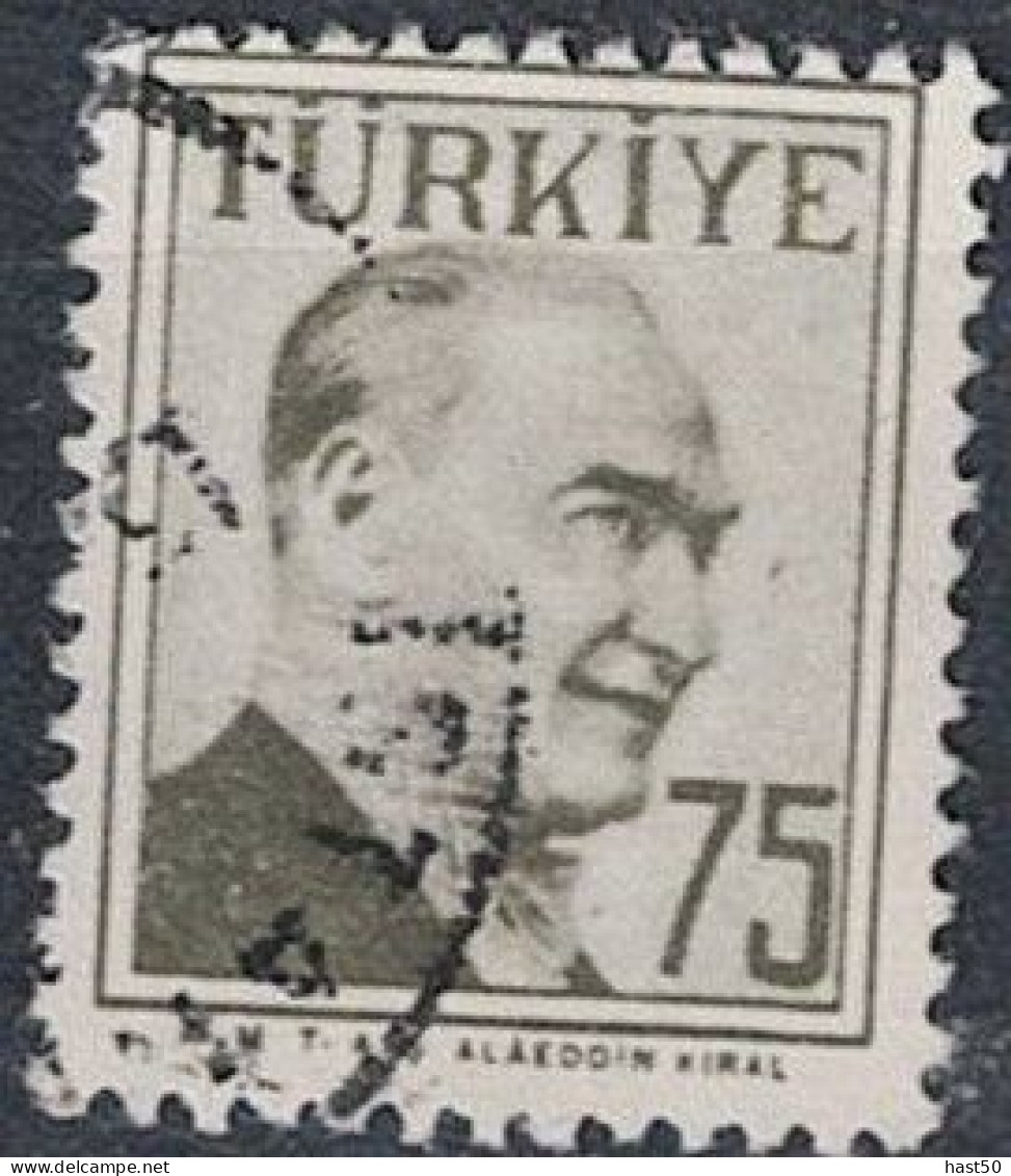 Türkei Turkey Turquie - Atatürk (MiNr: 1590) 1958 - Gest Used Obl - Oblitérés