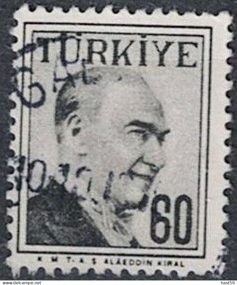 Türkei Turkey Turquie - Atatürk (MiNr: 1588) 1958 - Gest Used Obl - Gebraucht