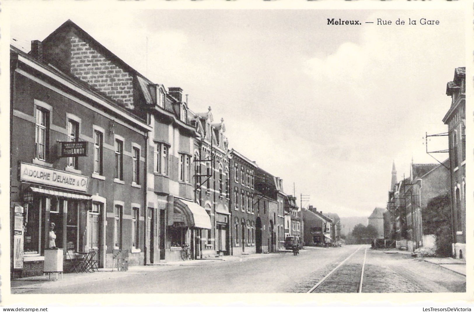 RBELGIQUE - MELREUX - Rue De La Gare - Carte Postale Ancienne - Sonstige & Ohne Zuordnung