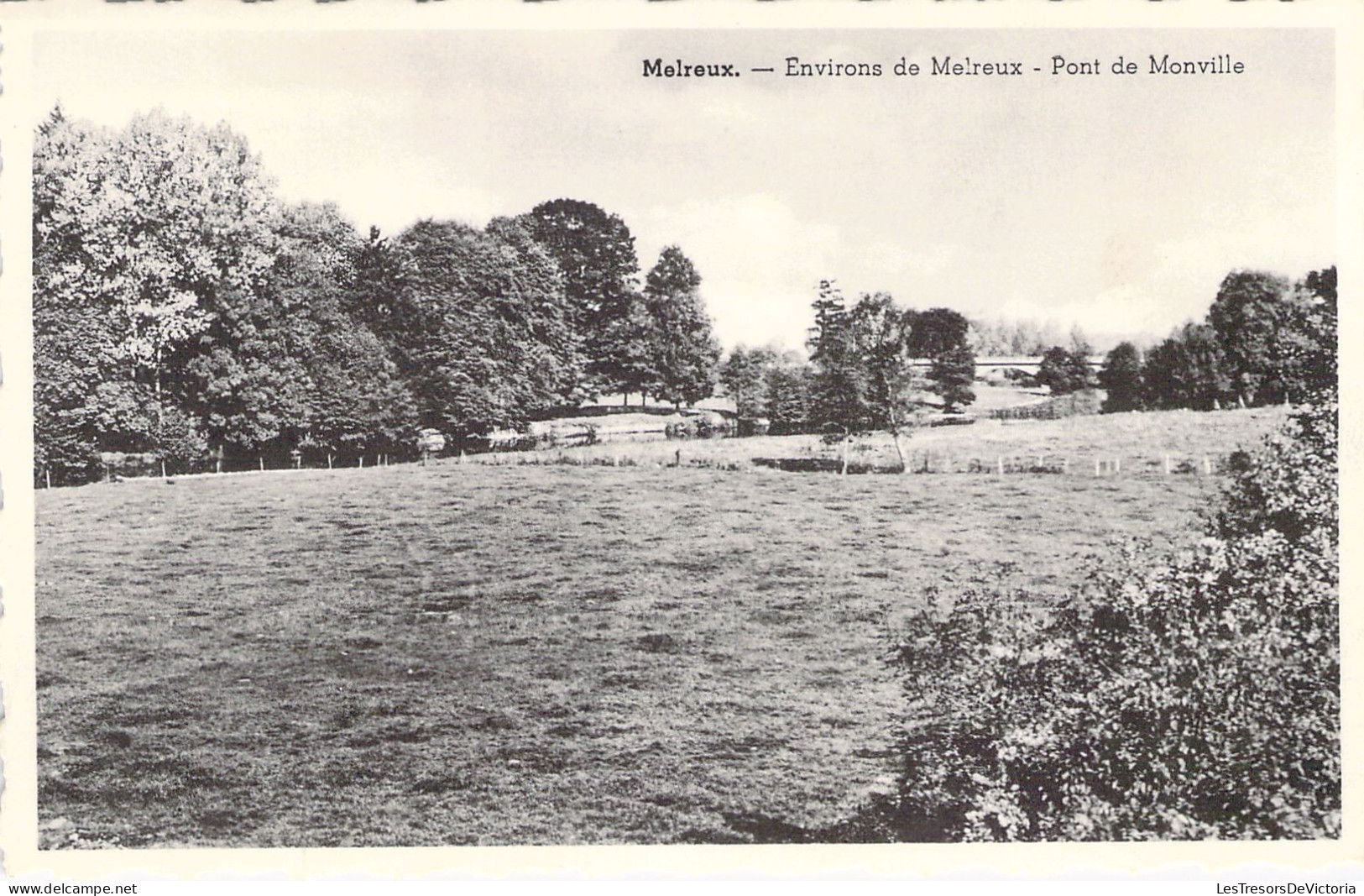 RBELGIQUE - MELREUX - Environs De Melreux - Pont De Monville - Carte Postale Ancienne - Andere & Zonder Classificatie