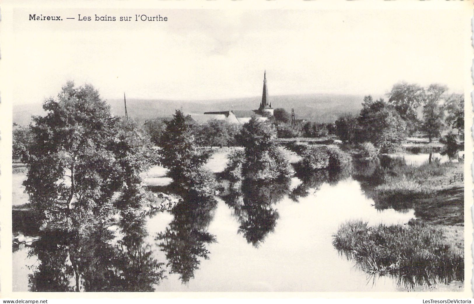 RBELGIQUE - MELREUX - Les Bains Sur L'Ourthe - Carte Postale Ancienne - Other & Unclassified