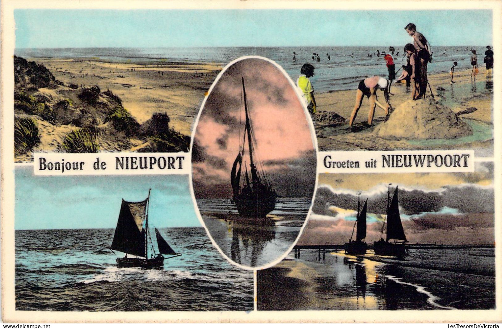 RBELGIQUE - NIEWPORT - Bonjour De Nieuport - Carte Postale Ancienne - Nieuwpoort