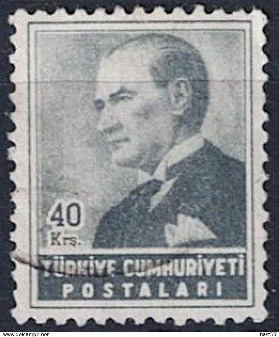 Türkei Turkey Turquie - Atatürk (MiNr: 1412) 1955 - Gest Used Obl - Usati