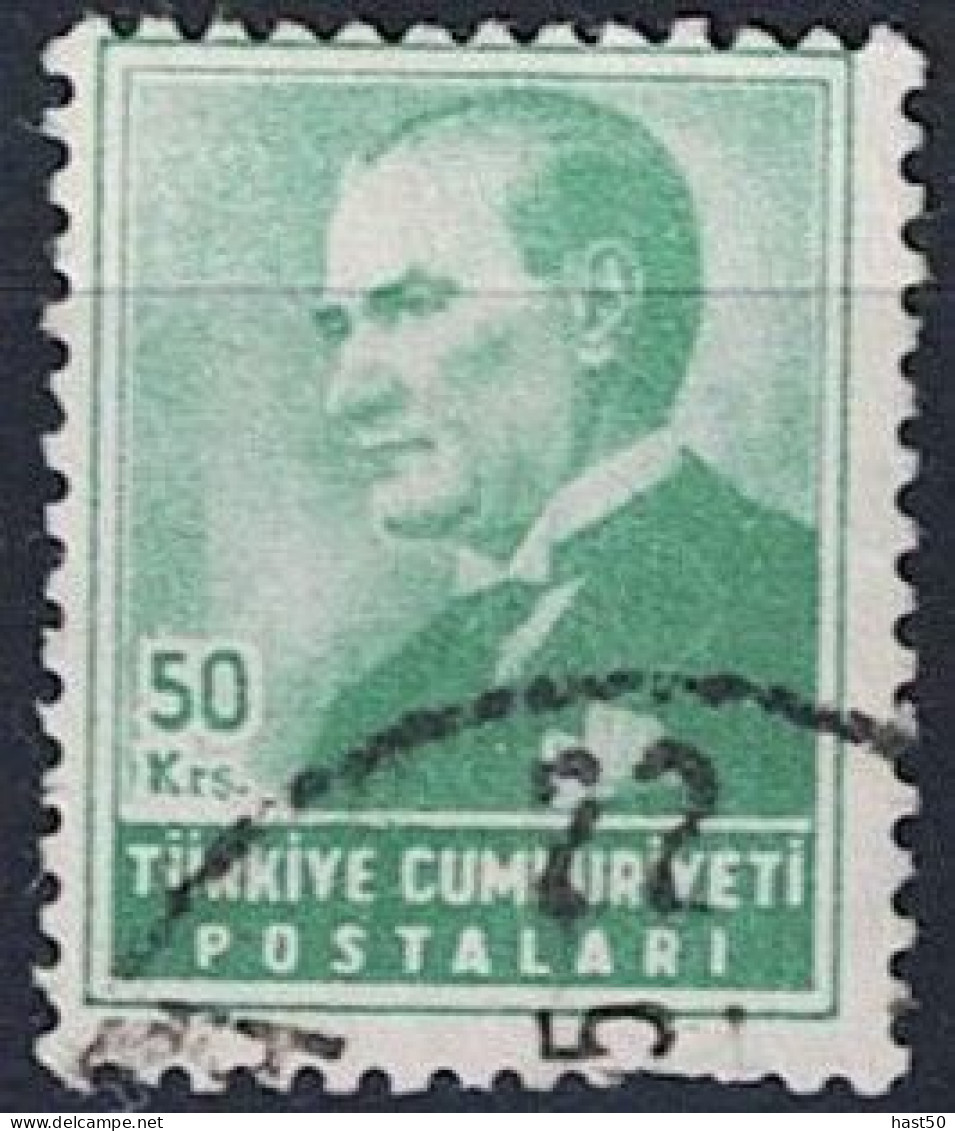 Türkei Turkey Turquie - Atatürk (MiNr: 1413) 1955 - Gest Used Obl - Oblitérés